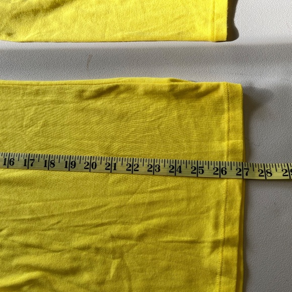NWT Gap lemon yellow long sleeve tee, womens size L - Picture 11 of 13